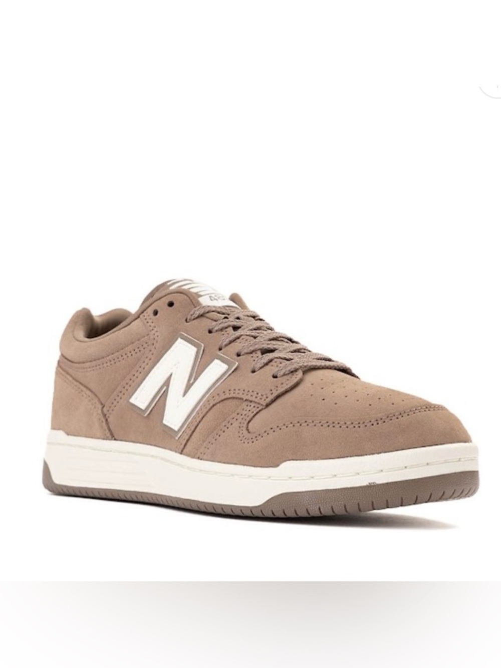 EUC New Balance 480 Athletic Shoe - Mushroom / Sea Salt—sz 6.5/8